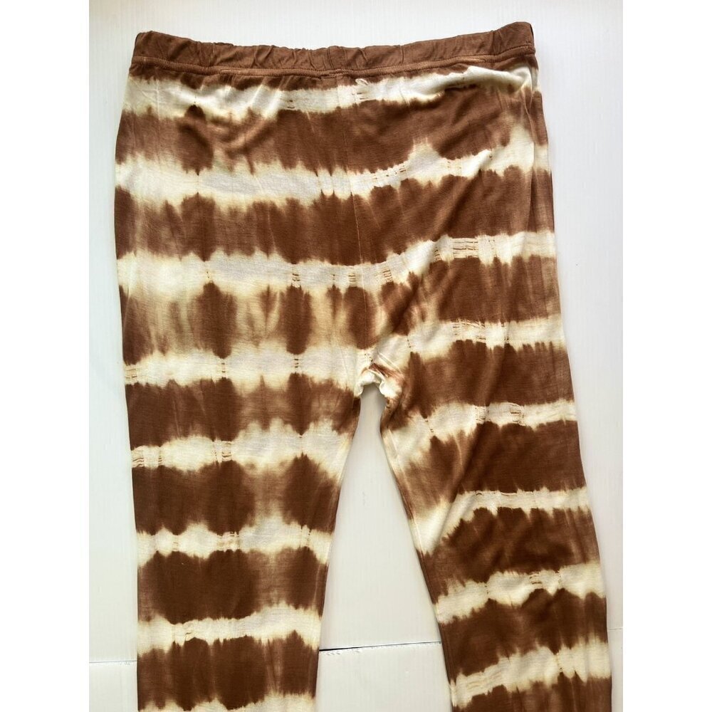 Raga Women's Orange Beach Striped Soft Flare Casual Pants R518 - Picture 7 of 9